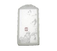 DQZRTUECA Natural White Pendant Necklace For Men And Women Size 61x31x9mm