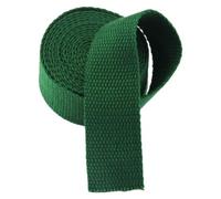 Nylon Webbing Strap 20mm 25mm 38mm 50mm 5 Yards Cotton webbing strap for bags, rucksack/backpacks, luggage/cargo strapping(Dark Green,25MM)