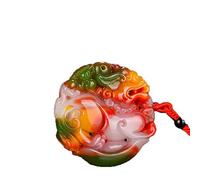 DQZRTUECA Pendant Necklace 50mm Diameter 12mm Thickness