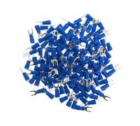 DQZRTUECA Spade Insulated Wire Connector Electrical Crimp Terminal Multiple Sizes Multicolor(Blue,SV5.5-5)