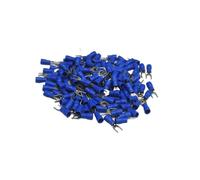 DQZRTUECA SV 2-4S Fork Female Splice Terminal Crimp Wire Cable Connector 1000 pcs Multicolor(Blue)