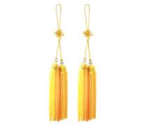 DQZRTUECA Tai Chi Sword Tassel 2 Pcs Multicolor(Yellow)