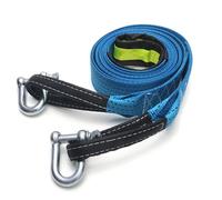 DQZRTUECA Tow Rope 8 Tons Nylon With U Hooks Reflective Blue 3M-5M Length(3M8T)