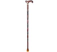 DQZRTUECA Walking Cane Gourd Design Beech Wood Non-Slip 2 Foot Pads 250kg Multiple Heights(A,80Cm(Use Height 145-155Cm))