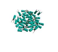 DQZRTUECA Y Type Fork Female Splice Terminal Crimp Wire Cable Connector SV 24S 1000 Pcs(Green)