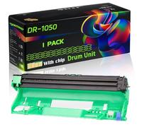 DR-1050 Compatible for Brother Drum Unit with Chip HL-1112 HL-1210W HL-1212W MFC-1810 MFC-1910W Printers (1 Pack Black)