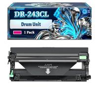 DR-243CL Drum Unit Compatible for Brother DCP-L3517CDW HL-L3230CDW MFC-L3730CDN DCP-L3550CDW HL-L3270CDW Printers, With Chip Large Capacity 18000 Pages (1 Pack Magenta)