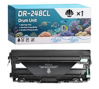 DR-248CL Drum Unit Compatible for Brother HL-L3220CWE MFC-L3760CDW DCP-L3555CDW HL-L8230CDW MFC-L8340CDW Printers, High-Definition Printing Effect with Chip, 220000 Pages (1 Pack Black)