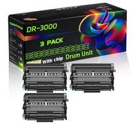 DR-3000 Compatible for Brother Drum Unit with Chip MFC-8840 DCP-8045DN HL-5140 HL-5150D Printers (3 Pack Black)