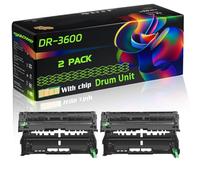 DR-3600 Compatible for Brother Drum Unit with Chip MFC-L5710DN MFC-L5710DW MFC-L5715DN MFC-L6710DW MFC-L6910DN Printers (2-Pack Black)