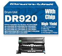 DR-920 Drum Unit for Brother HL-EX415DW L5210DN L5210DW L5210DWT L5215DW L6210DW L6210DWT L6310DW L6415DW L6415DWT Printer High Yield 45000 Pages,1PC-DR920
