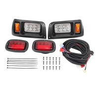 Dr.Access Golf Cart LED Light Kit for Club Car DS (1993-Up) | Upgraded harness, Plug & play for turn signal/horn/brake, Fits gas & electric 12V, Headlights & taillights combo