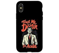 Dr. Acula Halloween Pun for Medical Professionals Case for iPhone X/XS
