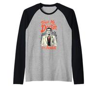 Dr. Acula Halloween Pun for Medical Professionals Raglan Baseball Tee