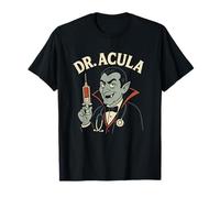 Dr. Acula Vampire Physician - Funny Retro Horror Dracula T-Shirt