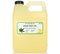 Dr Adorable - 32 oz - Hemp Seed Oil Refined - 100% Pure Natural Cold Pressed Organic
