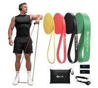 Dr. Aid Latex Pull Up Resistance Bands Set, 4 Piece