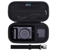 DR·AMIU 4K Digital Camera Case Compatible with VJIANGER, Duluvulu, JGIPL, Zostuic, Oiadek, SIXTARY, Gavonde, NIKICAM, YIGLLO, DUOCH Vlogging Camera with Shoulder Strap, Black Small Camera Bag