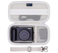 DR·AMIU 4K Digital Camera Case Compatible with VJIANGER, Duluvulu, JGIPL, Zostuic, Oiadek, SIXTARY, Gavonde, NIKICAM, YIGLLO, DUOCH Vlogging Camera with Shoulder Strap, Cream Small Camera Bag
