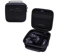 DR·AMIU Camera Case Compatible with KODAK PIXPRO AZ405/AZ425/AZ255/AZ401/AZ252/AZ528, Panasonic LUMIX FZ80D/FZ80/FZ300/FZ2500 Digital Camers, Travel Black Storage Bag