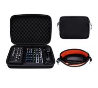DR·AMIU Hard Case Compatible with Behringer FLOW 8, Mackie MobileMix 8-channel, Mackie Mix8 / ProFX6v3+ / ProFX6v3 Compact Mixer with Small Storage Bag, Travel Carrying Case
