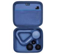 DR·AMIU Massage Case Compatible with TheraGun Relief Handheld Percussion Massage Gun, Travel Carrying Case, Protective Storage Bag Blue