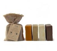 Dr.Ancient Donkey Milk Soap + Pine Tar Soap + Aleppo Soap + Bittim Soap - Absolutely No Chemicals!