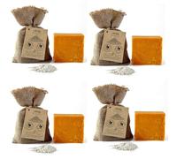 Dr.Ancient Kojic Acid Soap Bar Organic Natural Vegan Traditional Handmade Antique - Anti Ageing Skin Lightener, Moisturizer - Absolutely No Chemicals! Pure Natural Soap! (Pack of 4)