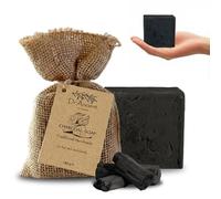 Dr. Ancient Natural Charcoal Soap Bar Traditional Way Handcrafted Charcoal Black Soap for Face & Body, Deep Cleansing, Detoxifying, Pore-Minimizing, Activated Charcoal-Soaps, Vegan, Chemical-Free