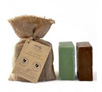 Dr.Ancient Stinging Nettle & Pine Tar Soap Bar Set (2-Pack) - Organic Handmade Vegan Soap Bars, Natural Chemical-Free, Deep Cleansing Gentle Cleanser for Face & Body