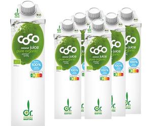 Dr. Antonio Martins Bio Coco Juice Pure (6 x 1000 ml)
