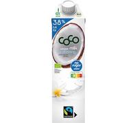 Dr. Antonio Martins - Coco Milk for Drinking with 3.8% Fat, Delicious Milk Alternative, No Added Sugar, Vegan, Organic, Fair Trade (1 x 1000 ml)