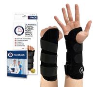 Dr. Arthritis Doctor Developed Carpal Tunnel Wrist Supports, Left/Right Hand Wrist Support with Handbook, Wrist Support for Carpal Tunnel, Wrist Splint for Men & Women (2-Pack)