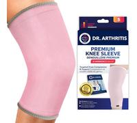 Dr.Arthritis Doctor Developed Knee Brace & Doctor Handbook/Knee Support/Compression Sleeve-Relief For Joint Disease (Osteo/Rheumatoid), Tendonitis, Running & Weightlifting (Pink, S)