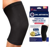 Dr.Arthritis Doctor Developed knee brace & Doctor Handbook/knee support/compression sleeve-relief for joint disease (osteo/rheumatoid), tendonitis, running & weightlifting (black, 6xl)