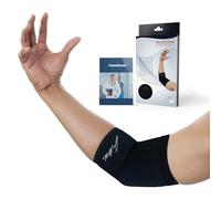 Dr.Arthritis Doctor Developed Ladies Pink Elbow Compression Sleeve & Doctor Handbook - Relief From Tennis Withgolfers Elbow (Black, X-Large)