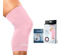 Dr. Arthritis Doctor Developed Ladies Pink Thin Knee Brace/Knee Compression Sleeve/Knee Support for Women or Men and Handbook -relief for Joint disease (Pink, XXL)