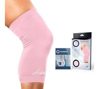 Dr.Arthritis Doctor Developed Thin Knee Brace for Women or Men & Doctor Handbook (Pink, XL)