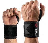 Dr. Arthritis Gym Wrist Wraps (18"/45 cm)-Lifting Wrist Straps for Weightlifting-Heavy Duty Gym Straps With Thumb Loops-Wrist Wraps for Working Out Protection & Weight Lifting-For Men & Women
