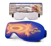 DR.AUTH Eye Mask for Dry Eyes, Moist Heat Eye Compress, Steam Warm Compress for Eyes Remove Styes-Microwave Activated, Chalazion Therapy Warming and Heating Pad Hot Compress for Blepharitis & MGD