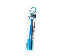 Dr Barman's Superbrush Adult 3-Sided Toothbrush - 360° Cleaning, Soft Bristles, Easy Grip Handle - for Sensitive Teeth, Special Needs & Limited Dexterity (Single, 12+ Years)