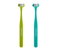 Dr Barman’s Superbrush Child Toothbrush Pack of 2 (0-6 Years) - 3-Sided 360° Cleaning, Soft Bristles, Easy Grip - Helps Children Learn to Brush Effectively & Suitable for Special Needs