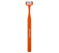 Dr Barman's Superbrush Junior 3-Sided Toothbrush Orange