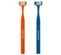 Dr. Barman's Superbrush Compact Junior Toothbrush (6-12 Years) - Pack of 2