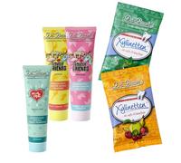 Dr. Bauer's Family Dental Care Set - Toothpaste for Children & Adults with Fruity & Minty Varieties, Sustainable Oral Care with Xylitol Pastilles & Family Favourites in Practical Bundle