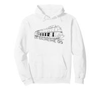 DR Baureihe Class 05 Streamlined Steam Locomotive Diagram Pullover Hoodie