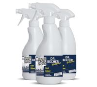 DR.BECHER @home Grease Remover - Highly Effective Oil and Grease Remover for All Water and Alkali Resistant Surfaces and Devices - Ideal for Cooker Hoods, Pans and Work Surfaces 3 x 500 ml