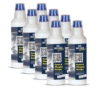 DR.BECHER @home Value Pack Fireplace & Oven Glass Cleaner - Reliably Removes Burnt Incrustations on Glass, Stainless Steel and Grill Grates - Integrated Brush for Targeted Application 8 x 500 ml