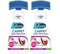 Dr. Beckmann Carpet Stain Remover, Violet Blossom, 650ml, Pack of 2 | With Applicator Brush, Works in 3 Mins