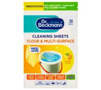 Dr. Beckmann Floor & Multi-Surface Cleaning Sheets, Summer Lemon, 20 Sheets